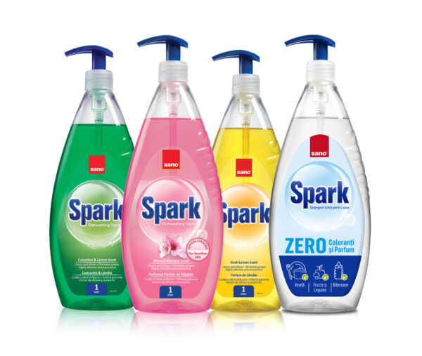 Sano Spark Brand Dishwashing Liquid